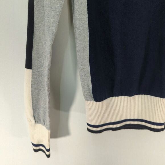 Cutter & Buck Womens Stride Colorblock Sweater‎ Navy & Gray Pullover Small NWT - Picture 4 of 8